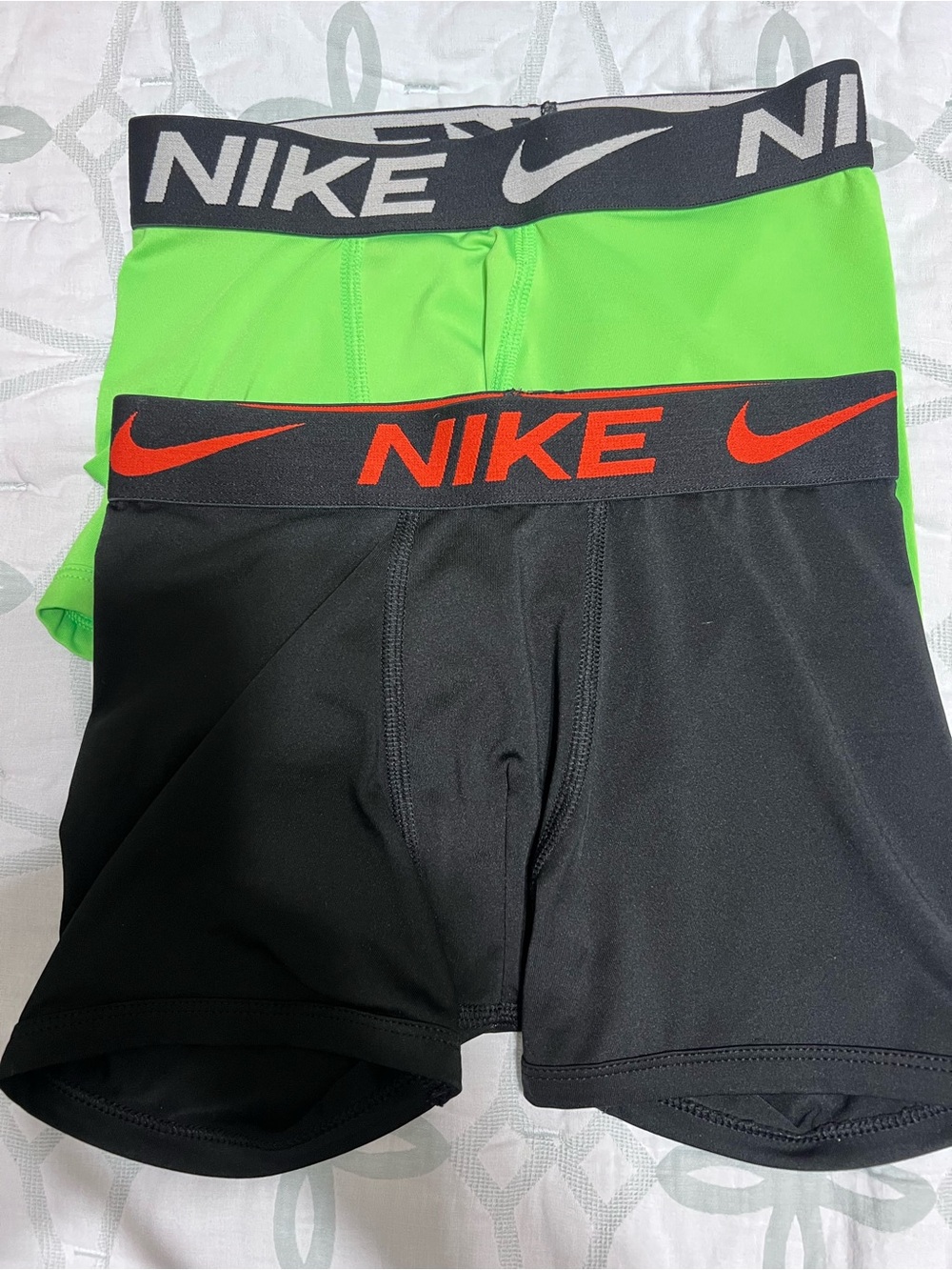 Nike Boys' Bright Green and Black Briefs (Both) Small 6-7